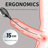 Tingling sensation stimulates urethra and prostate gland Vibrator